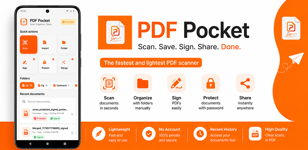 PDF Pocket promotional banner